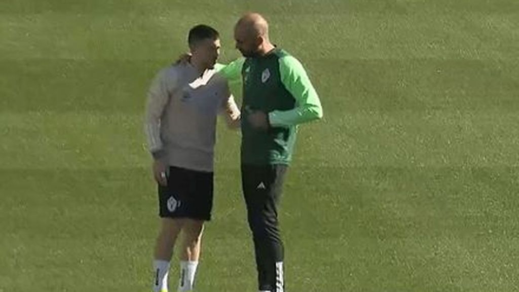 Claudio Giráldez, en la previa del Sevilla-Celta