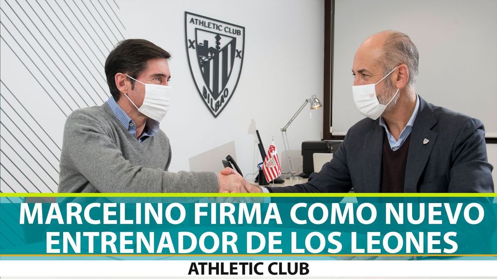 La firma de Marcelino como nuevo entrenador del Athletic Club