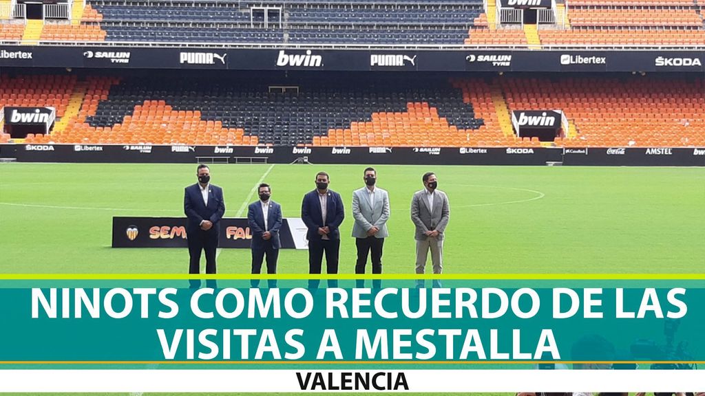 El Valencia CF repartirá ninots a los equipos que visiten Mestalla