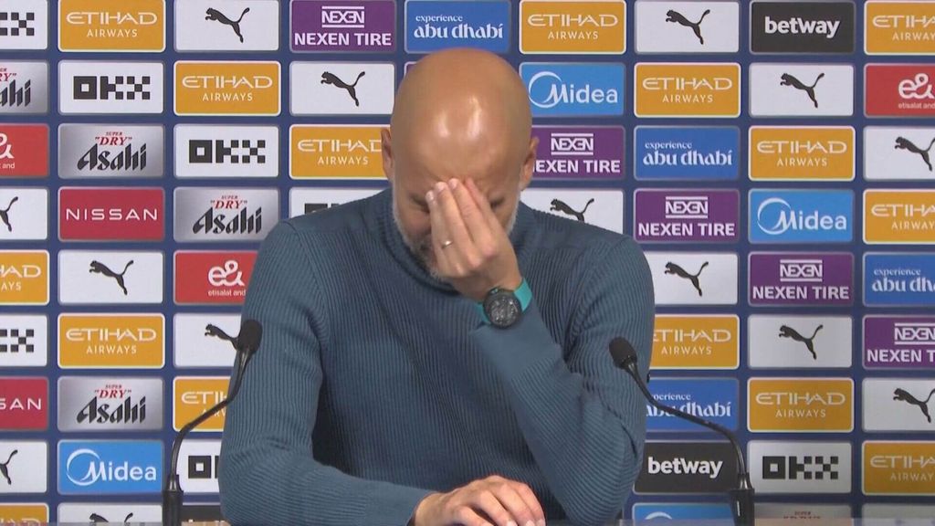 Pep Guardiola, desolado con la lesión de Rodri: "Es irremplazable"