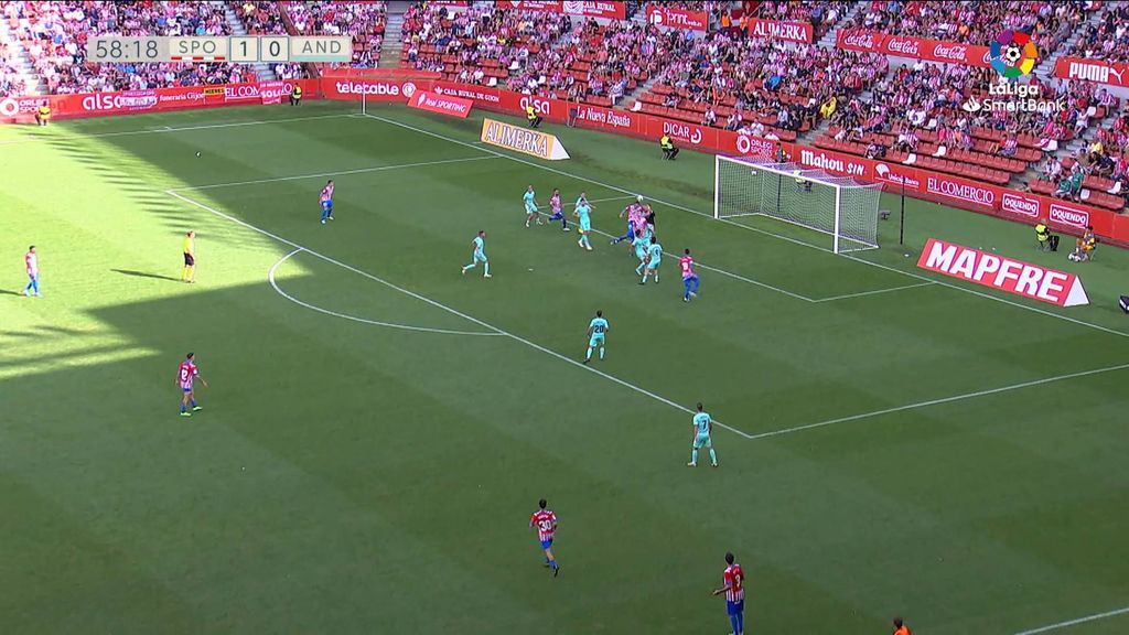 Sporting 2-0 Andorra: Gol de Izquierdoz