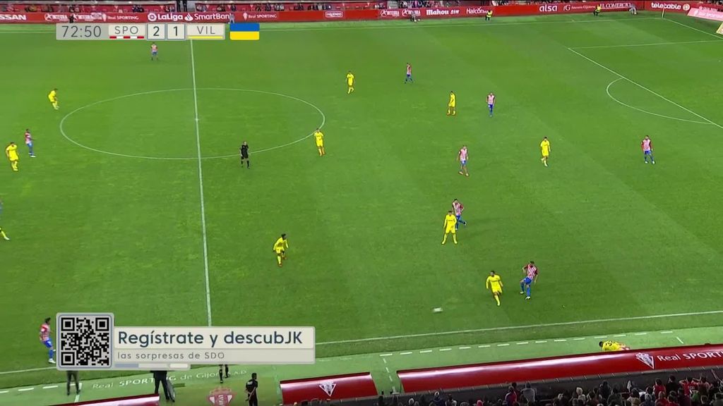 Sporting 3-1 Villarreal B: Gol de Jony