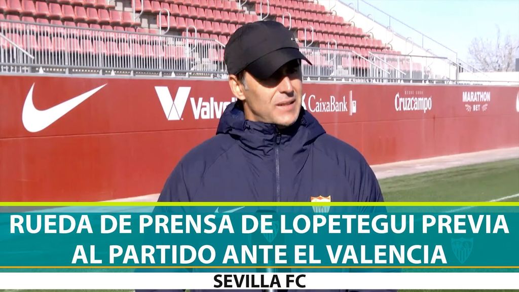 Rueda de prensa de Julen Lopetegui previa al partido del Sevilla frente al Valencia (21-12-20)