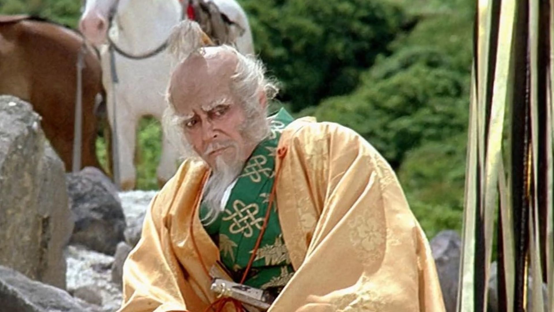 Tatsuya Nakadai en la película 'Ran', del conocido director Akiro Kurosawa.