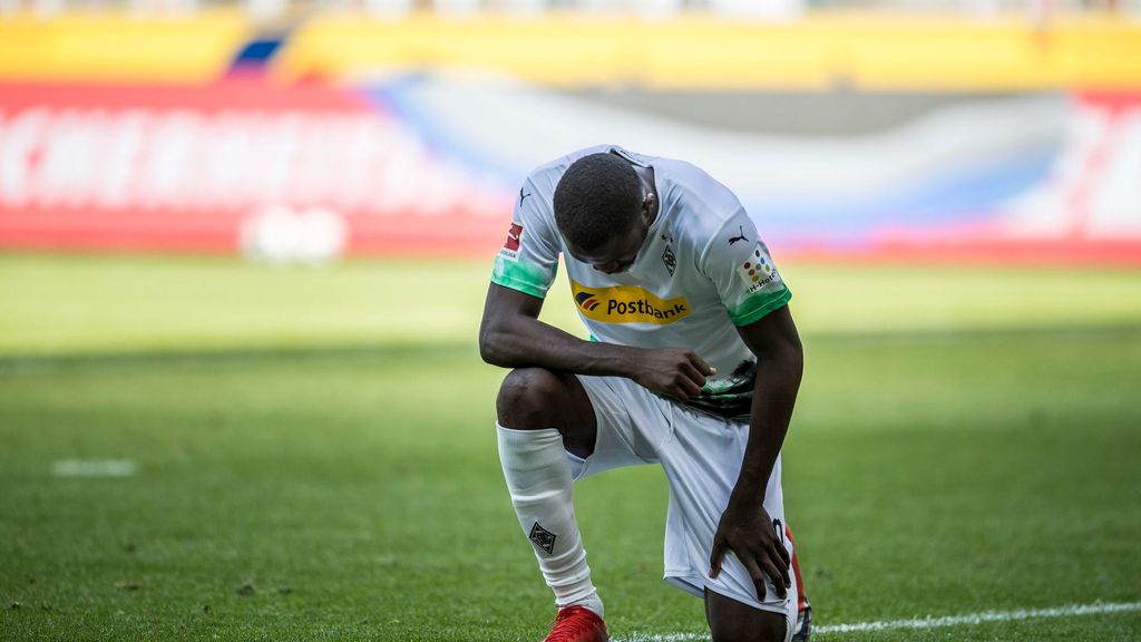 La locura de Marcus Thuram con la afición del Gladbach