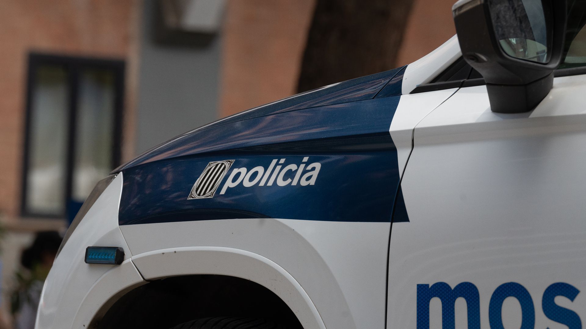 Un vehículo de los Mossos d'Esquadra