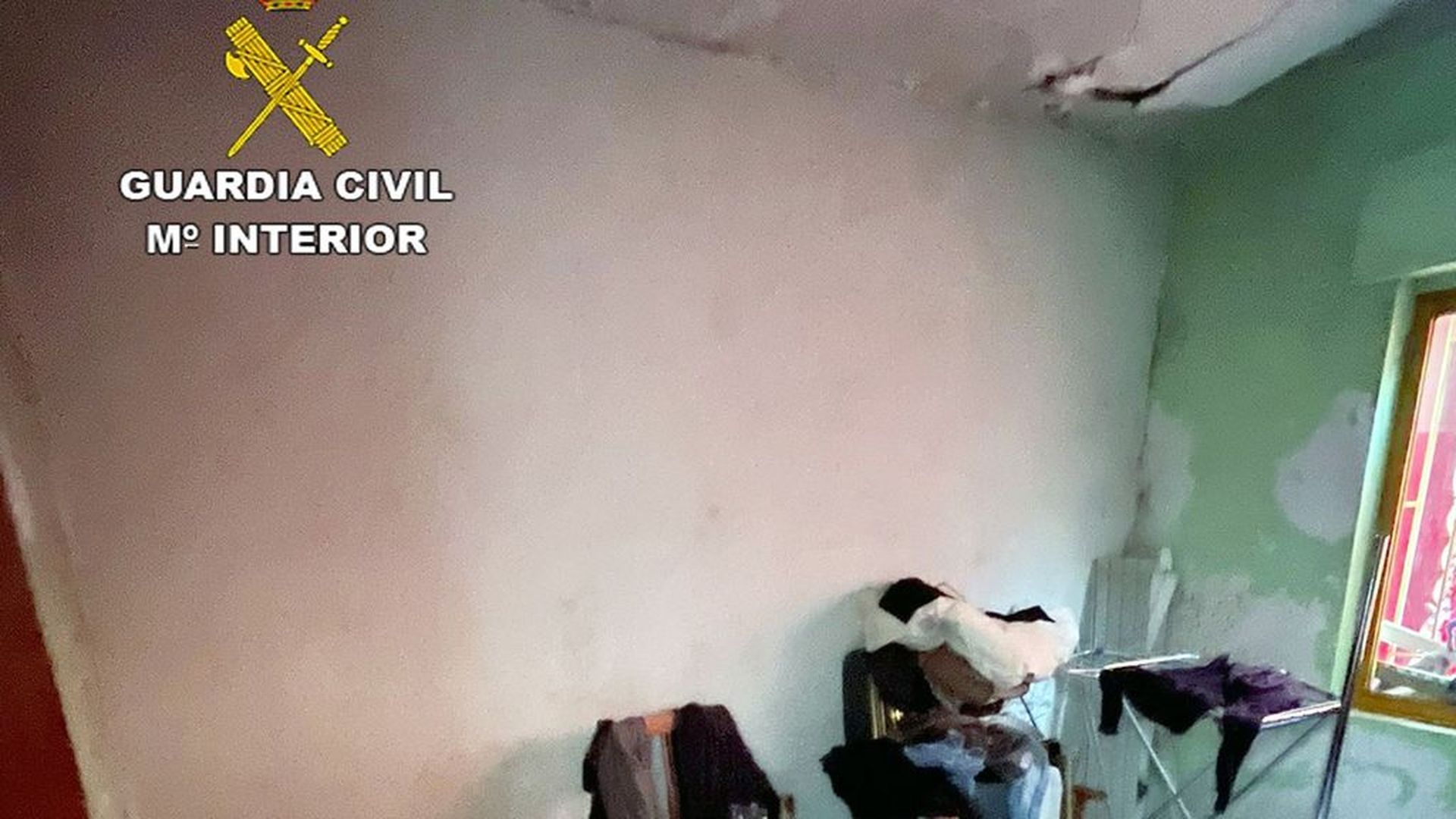 Una de las estancias en las que permaneció encerrada la mujer