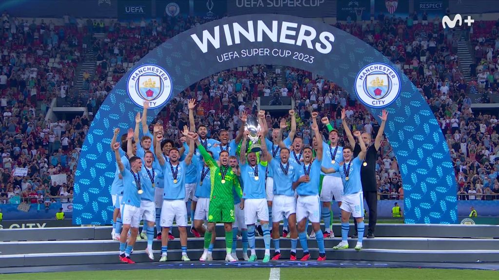 Final Supercopa de Europa 2023: Manchester City 1-1 Sevilla (Penaltis 5-4)