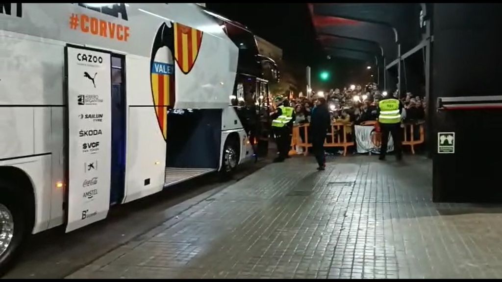 El Valencia CF llega a Mestalla para jugar ante el Cádiz CF