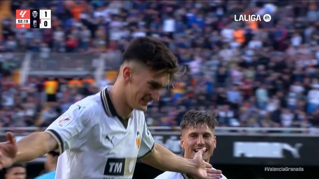 Valencia 1-0 Granada: Gol de Pepelu