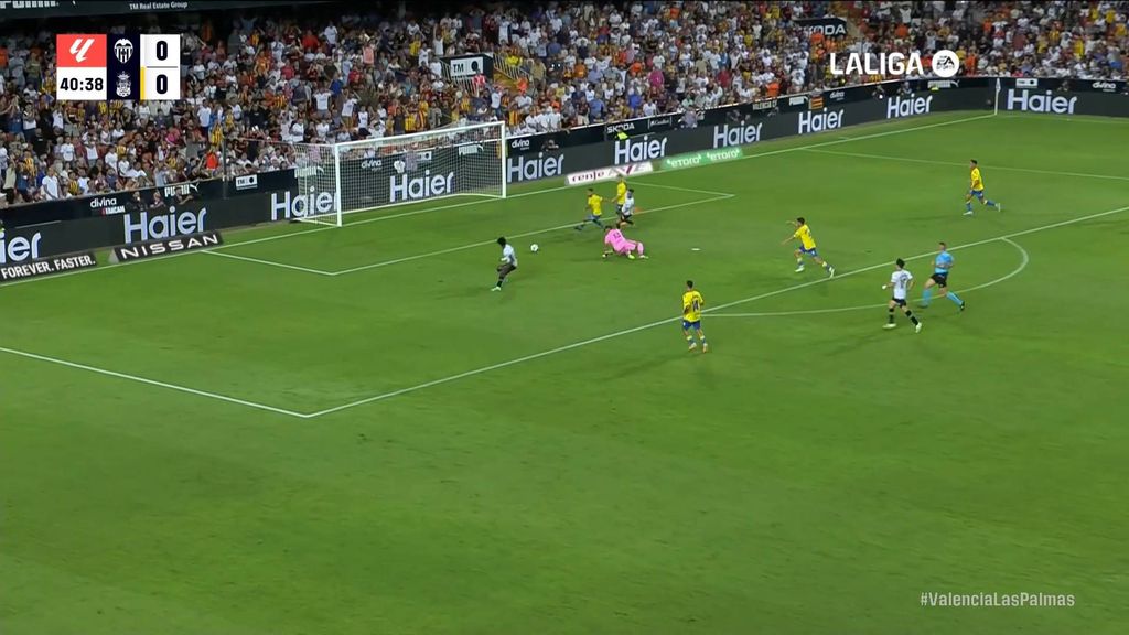 Valencia 1-0 Las Palmas: Resumen del partido