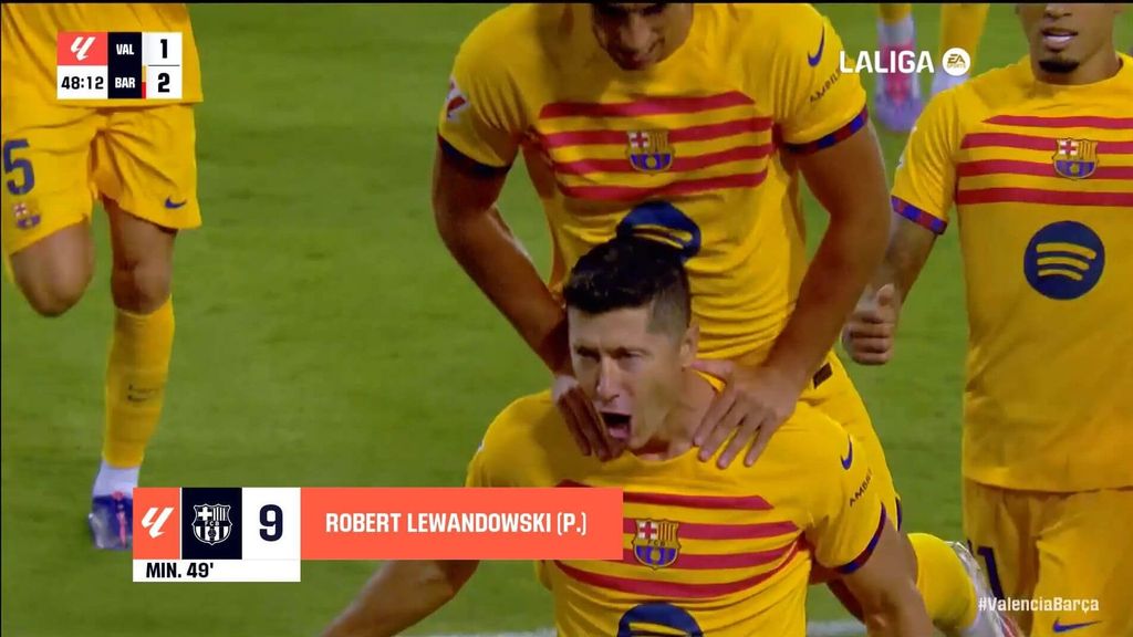 Valencia 1-2 Barcelona: Resumen del partido
