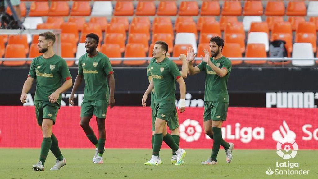 Valencia 0-2 Athletic Club: Resumen del partido