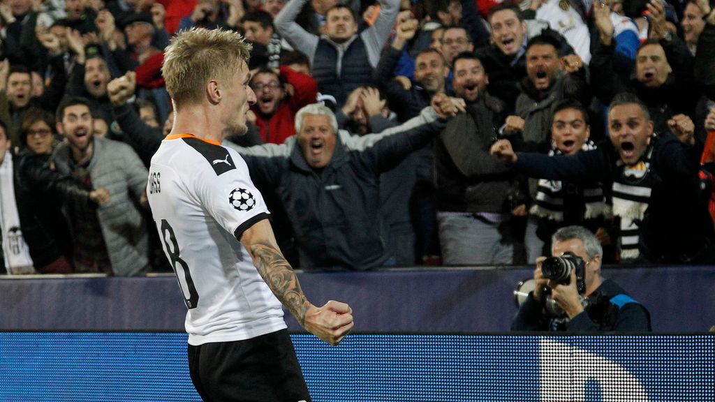 Valencia-Chelsea: Gol 2-2 Wass