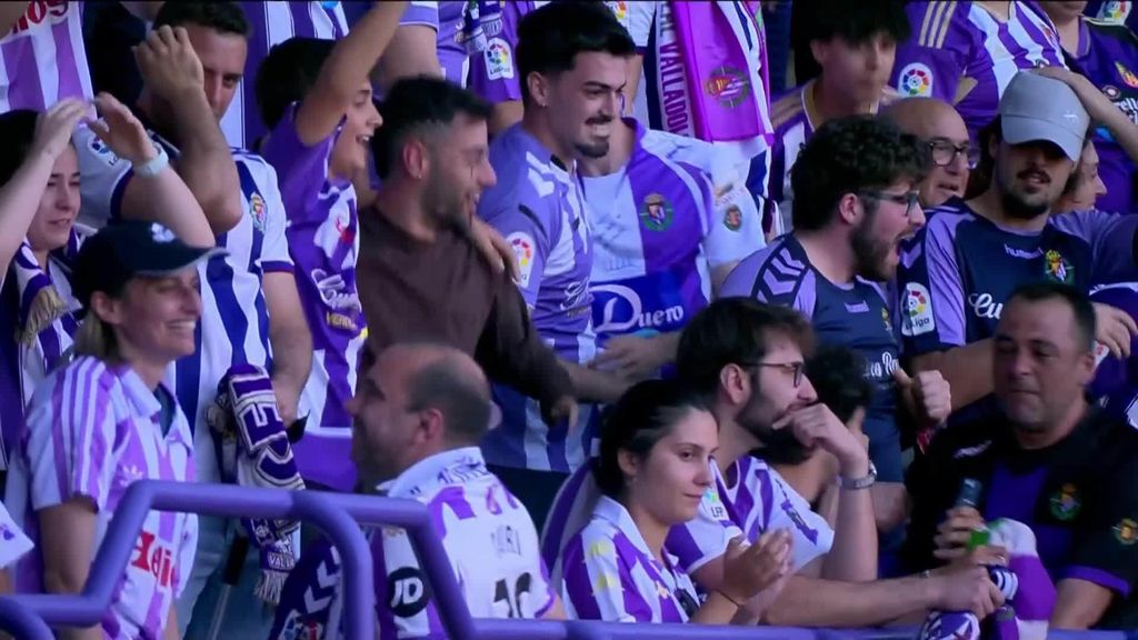 Valladolid 3-2 Villarreal B: Celebración del ascenso