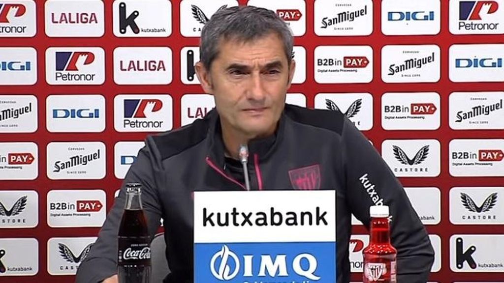Valverde, sobre la falta de minutos de Villalibre en el Athletic