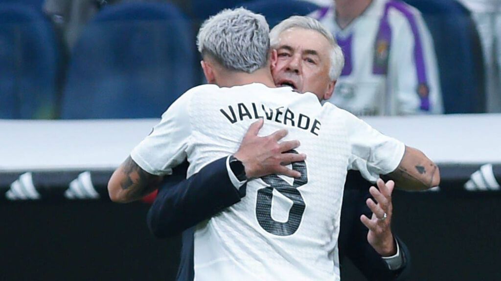 Ancelotti zanja el caso Valverde: del “problema en la espalda” al “está muy bien”
