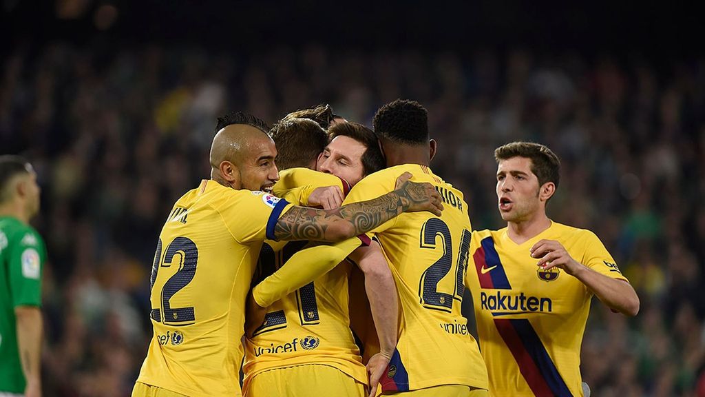 Betis 2-3 Barcelona: Resumen del partido