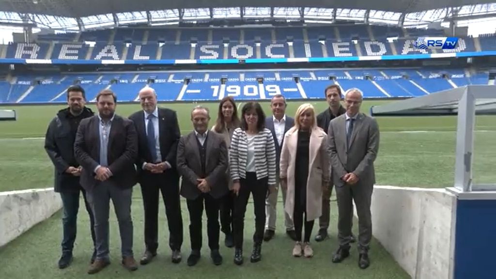 Visita al Reale Arena como posible sede del Mundial 2030