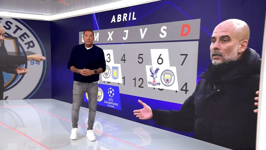 Manu Carreño, tras ver las quejas de Pep Guardiola con el calendario: "Algunos empiezan a llorar antes de tiempo"