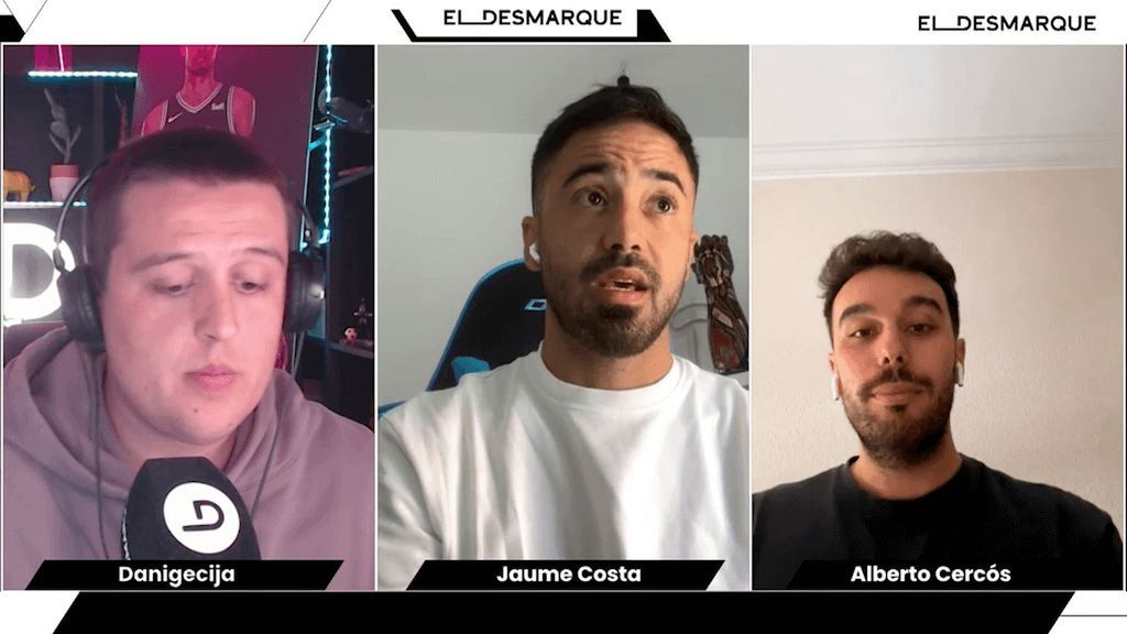 Jaume Costa, en el Twitch de ElDesmarque