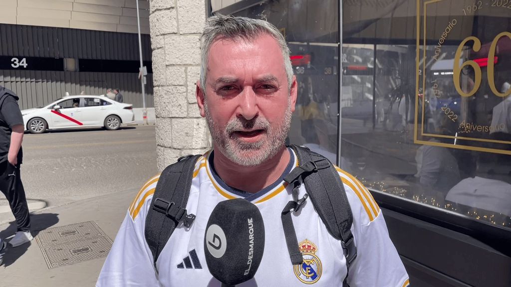 Los madridistas, tranquilos pese a la amenaza de bomba: "Estamos seguros. Hay un montón de policías"