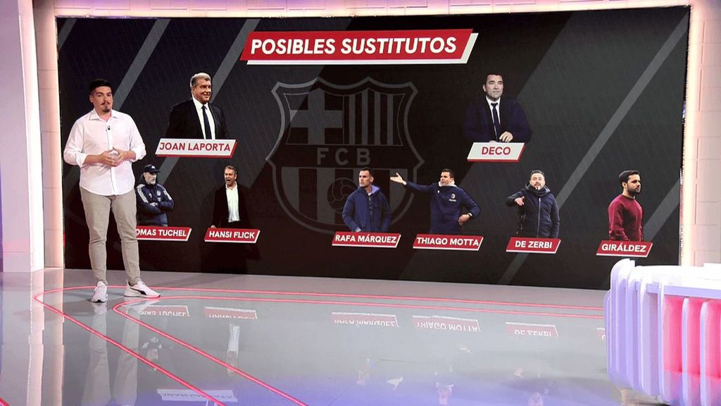 Los entrenadores que Joan Laporta baraja para sustituir a Xavi Hernández