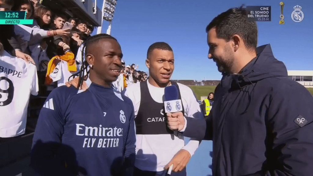 Vinicius y Mbappé intercambian elogios para despedir el año