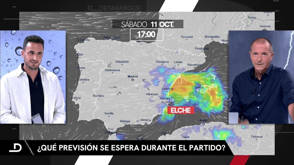 La previsión meteorológica para el España - Georgia es favorable: "A la hora del partido, las cosas van a ir tranquilizándose"