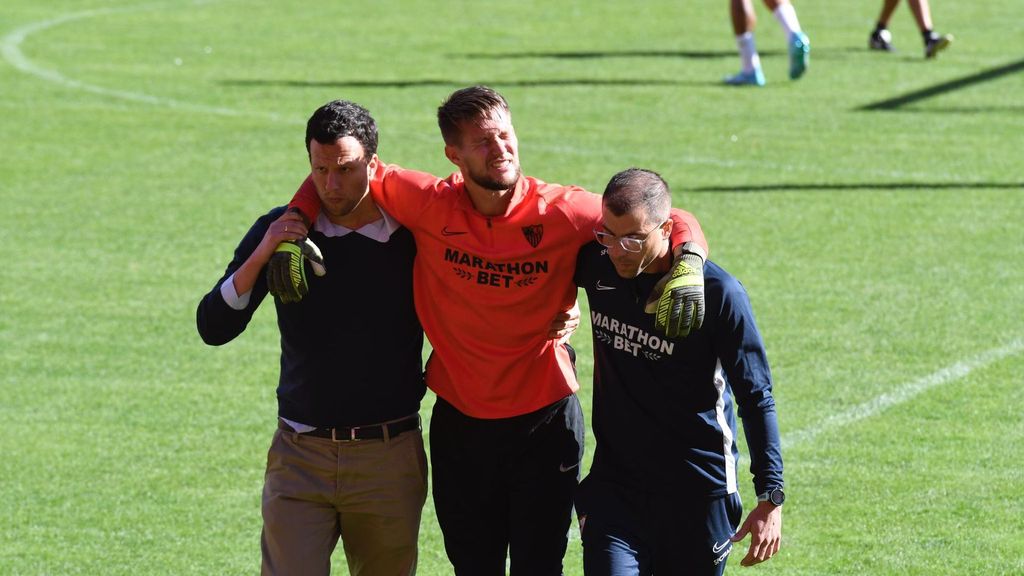 La lesión de Vaclik en el entrenamiento previo al derbi