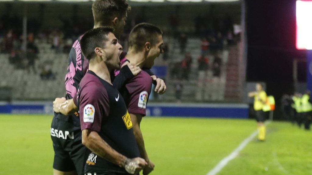 Lugo-Sporting: Gol de Djurdjevic (1-2)