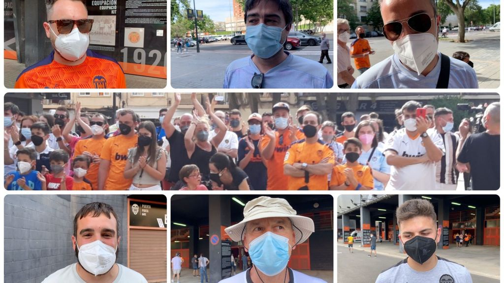 La afición, en su vuelta a Mestalla: “Es un día muy especial”