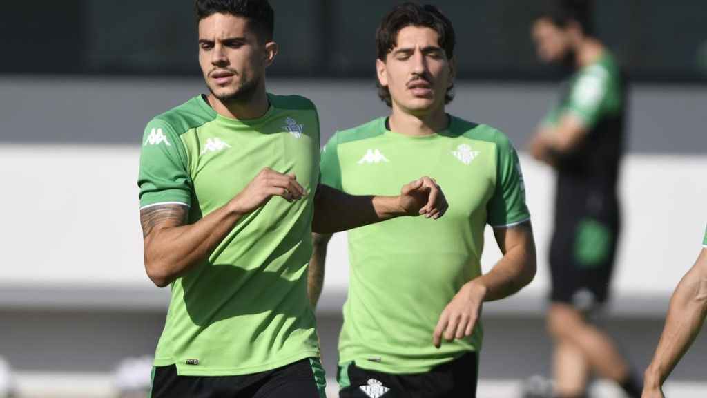 Bartra y Bellerín, las novedades en el entrenamiento del Betis