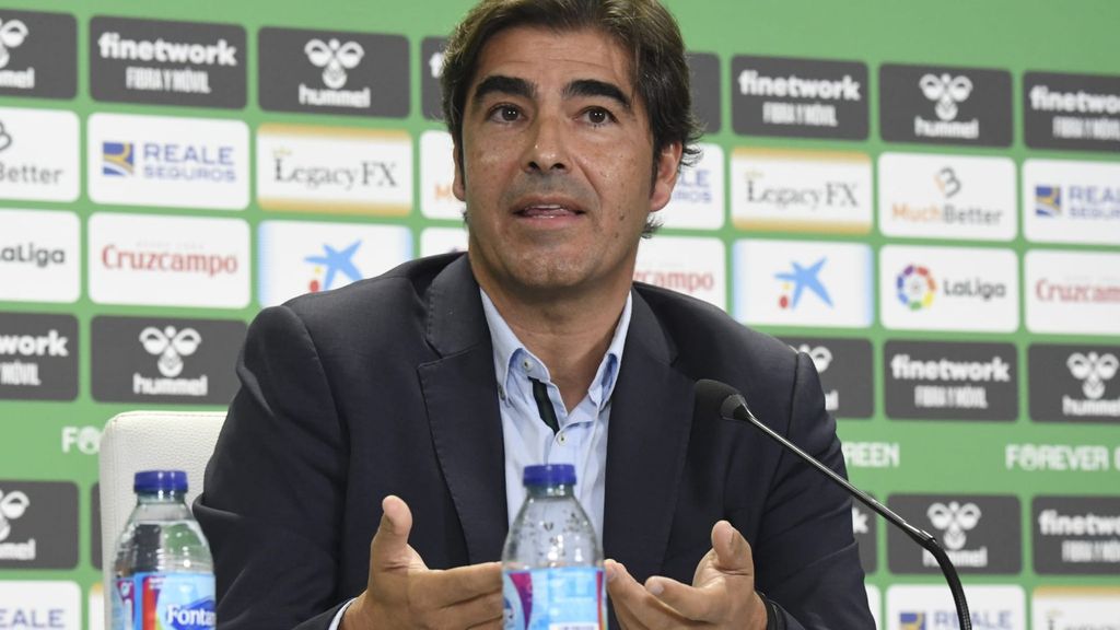 Haro y su discurso para explicar la situación económica del Betis tras el verano de 2022