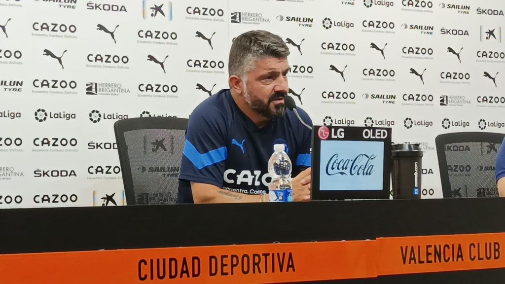 Gattuso explica que entrenan con dimensiones reducidas para el Rayo