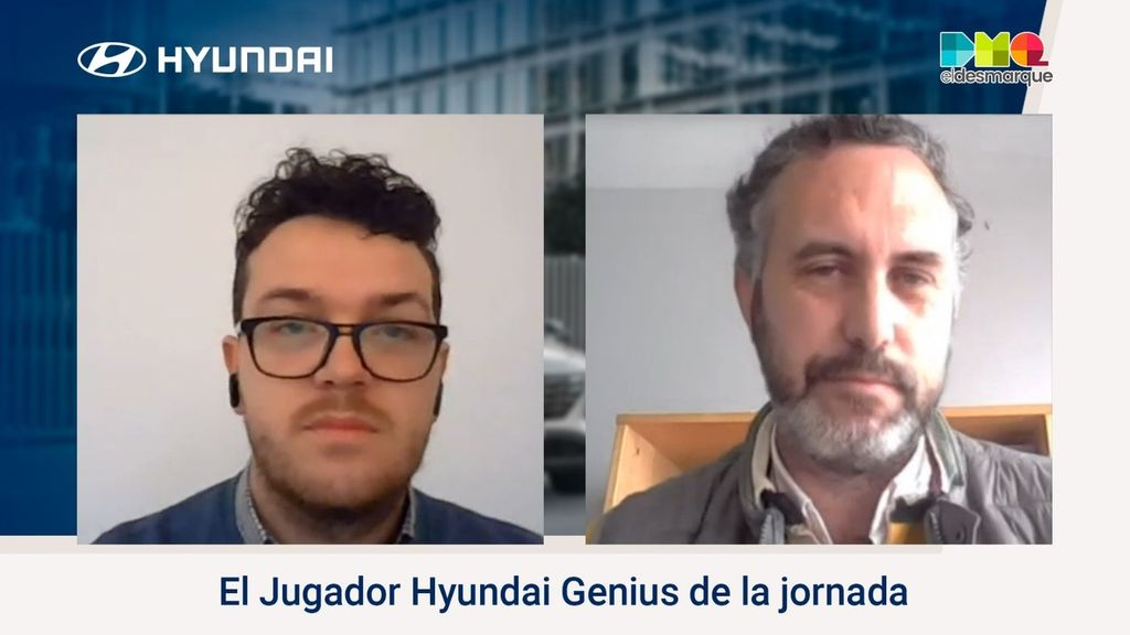 Reinildo, jugador Hyundai Genius de la jornada 22 en LaLiga