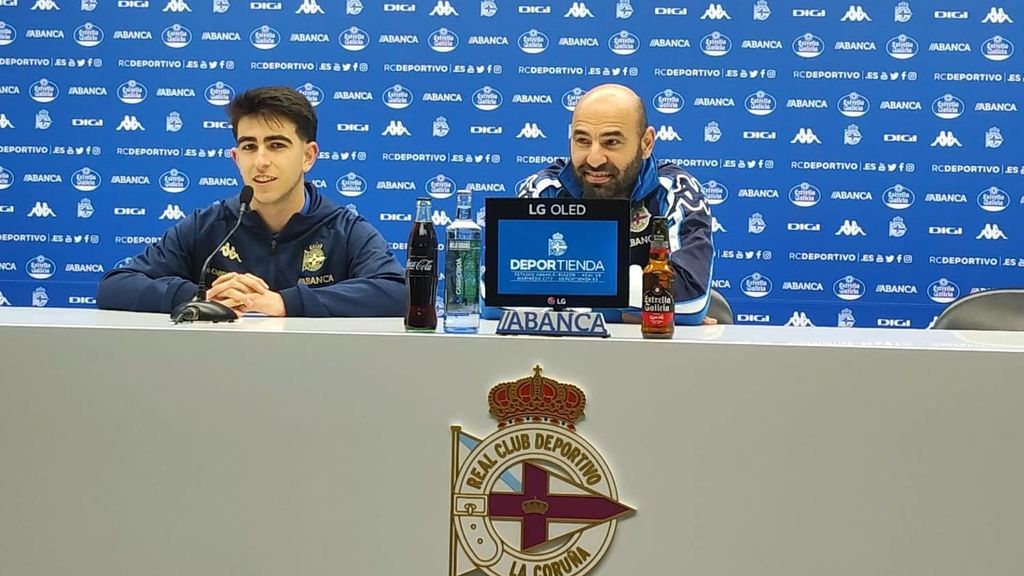 Rueda de prensa de Manuel Pablo y Hugo Baldomar