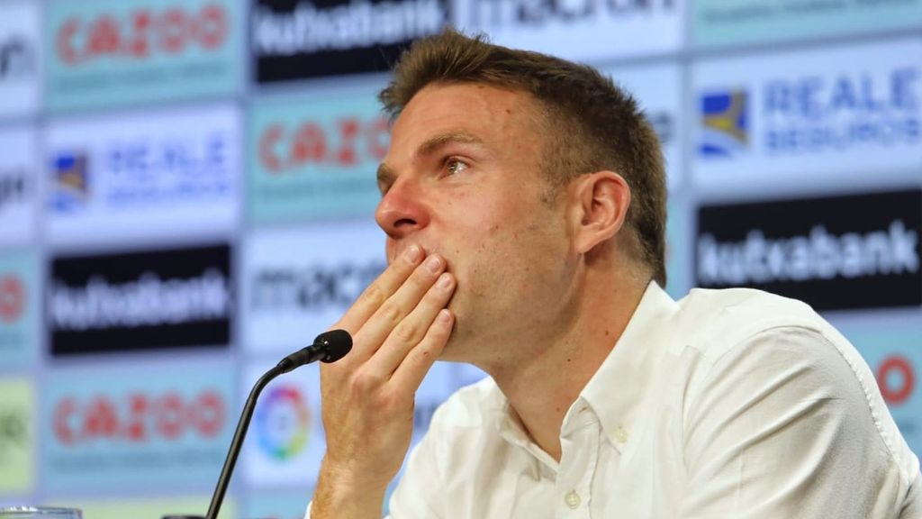 Las lágrimas de Illarramendi en su despedida de la Real Sociedad