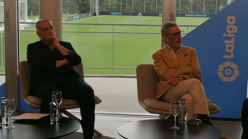 Tebas, sobre la actualidad del Celta: El límite salarial, Rafa Benítez, Gabri Veiga...