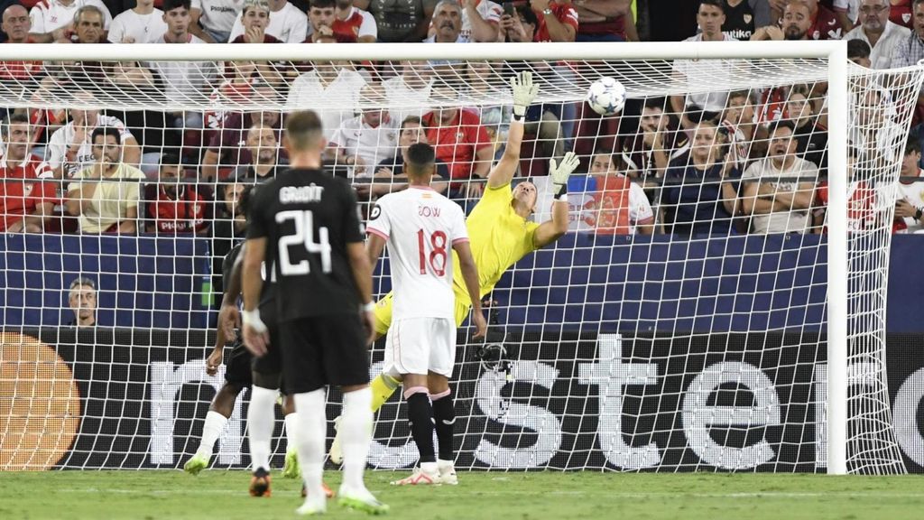 Sevilla 1-1 Lens: El error en el gol del empate y las paradas salvadoras de Dmitrovic