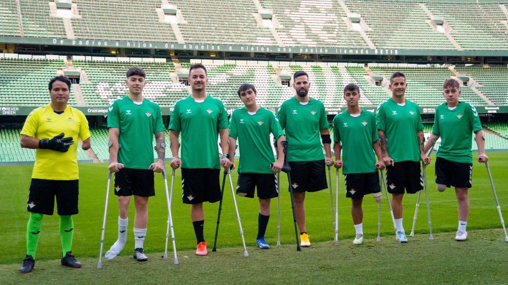 La Fundación del Betis presenta a su equipo de fútbol formado por personas amputadas