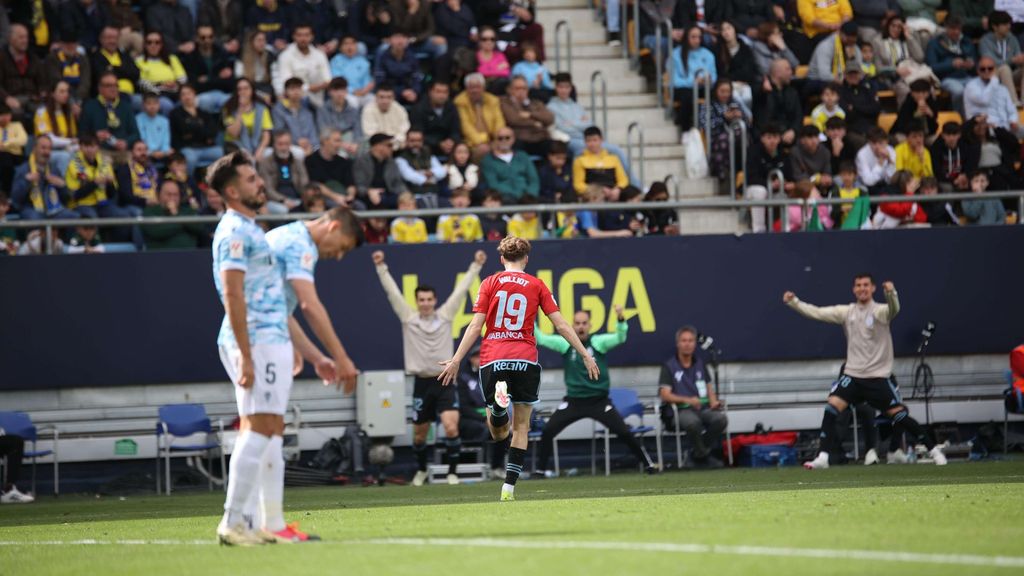 Cádiz 0-2 Celta: Gol de Swedberg
