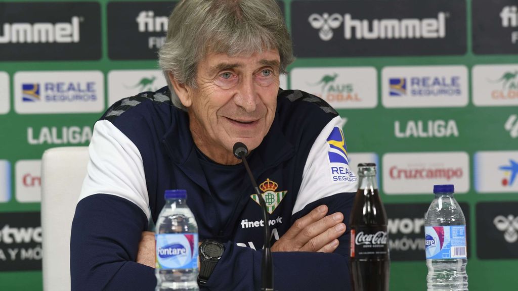 Rueda de prensa de Pellegrini en la previa del Real Betis-Almería