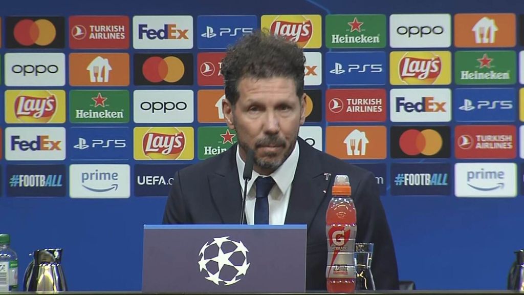 Simeone adelanta lo que pasará en Dortmund y confía en pasar a semis: "Va a ser una noche de Champions de las buenas"