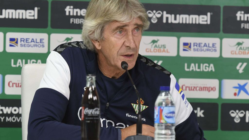 Rueda de prensa de Pellegrini, previa al derbi Betis-Sevilla en el Benito Villamarín