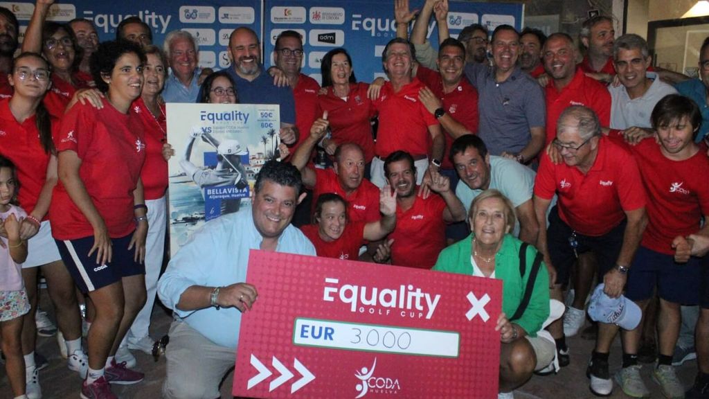 El equipo de la CODA Huelva se alzó con el triunfo en el Equality Golf Cup Aljaraque Experience