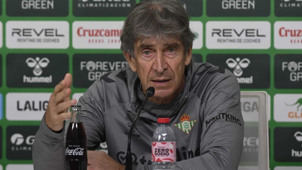 Manuel Pellegrini, en la rueda de prensa previa al Getafe-Betis