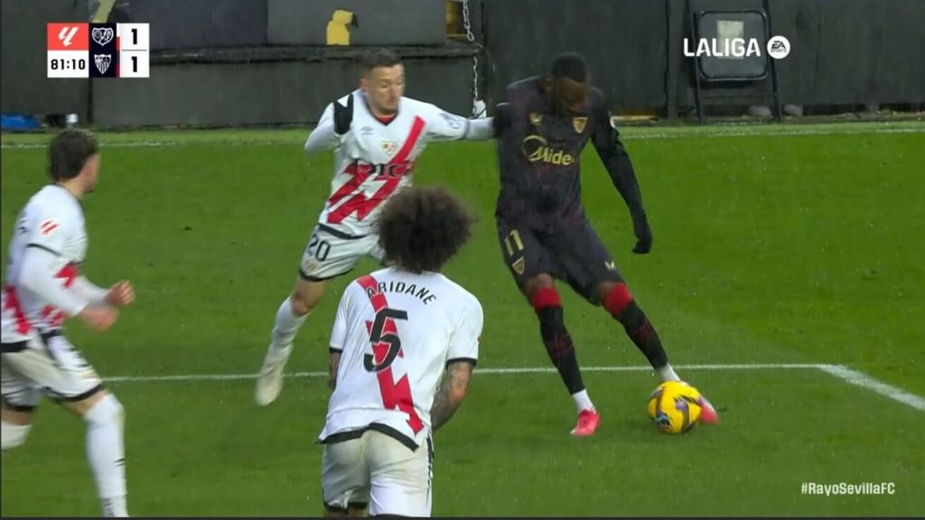 Rayo Vallecano 1-1 Sevilla FC: Gol de Dodi Lukebakio (1-1)