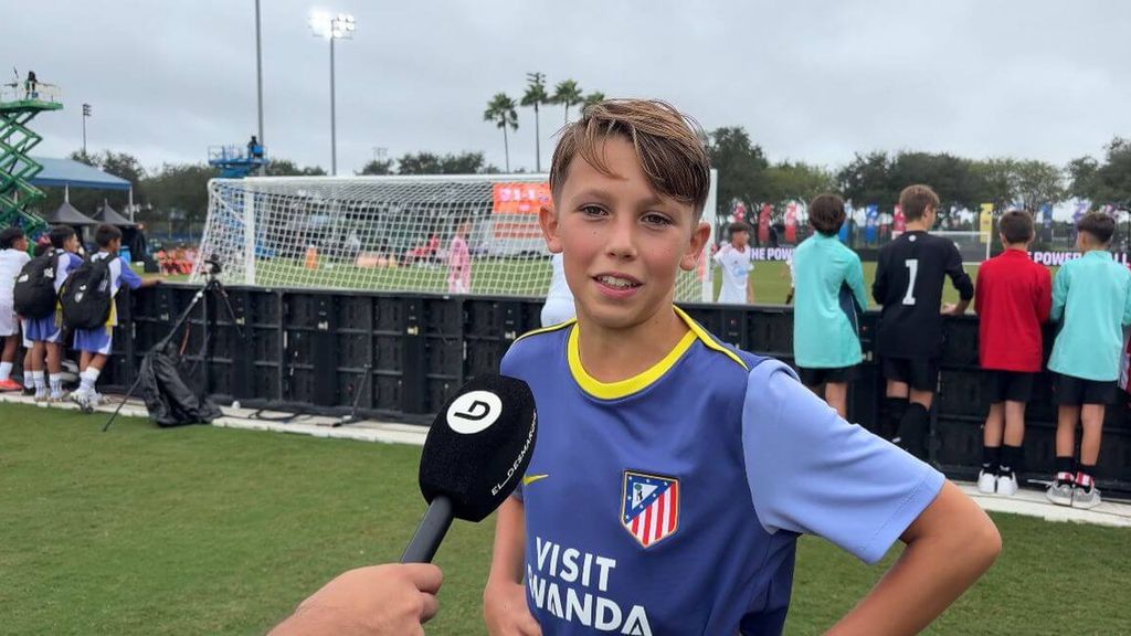 Enzo Contreras, jugador del Atlético, ex del Athletic y amigo de Borja Sainz, en LALIGA Futures