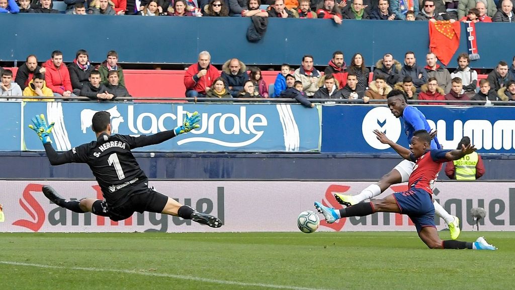 Osasuna 1-2 Athletic: Resumen (Jornada 14)